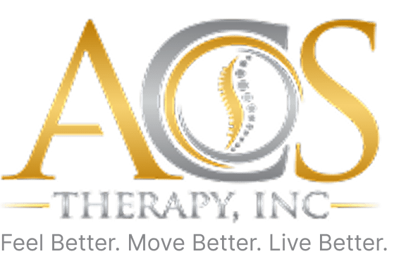 ACS Therapy Inc. logo and slogan. ACS Therapy Inc. logo and slogan.